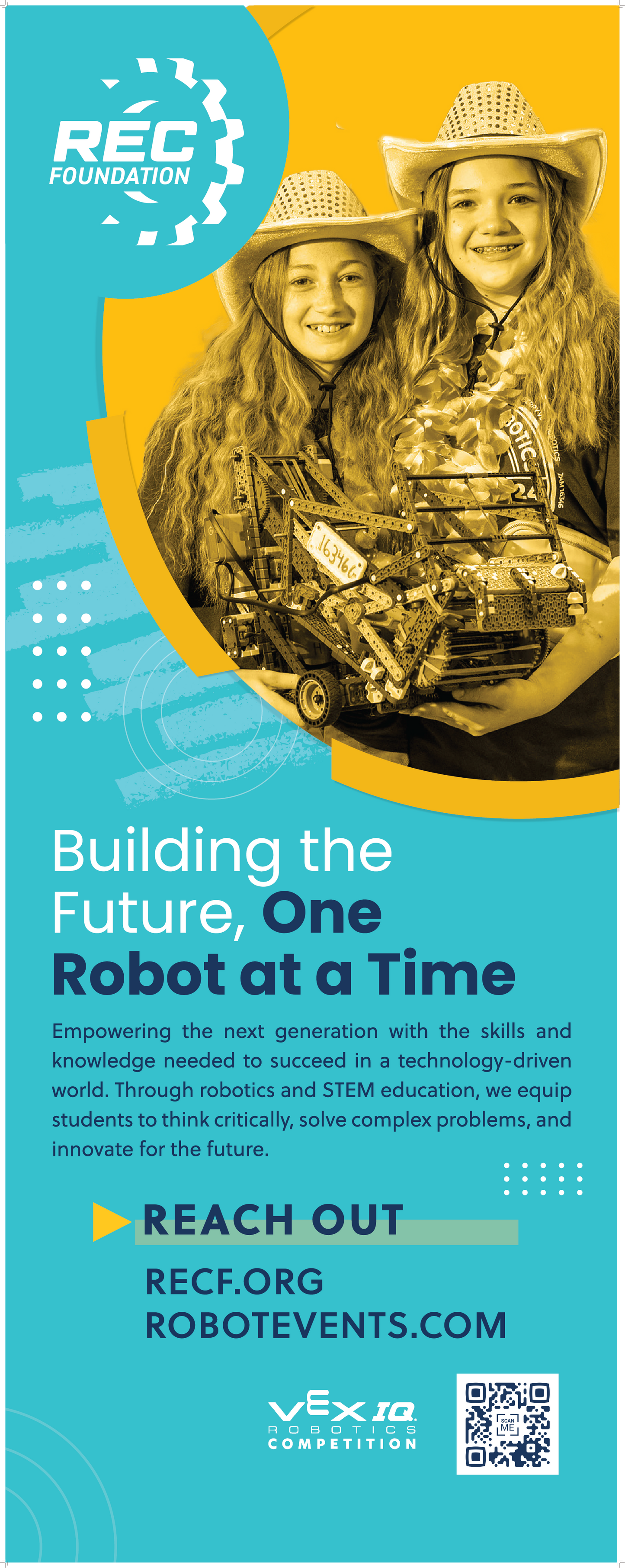 RECF - Building the Future - Retractable Banner Stand