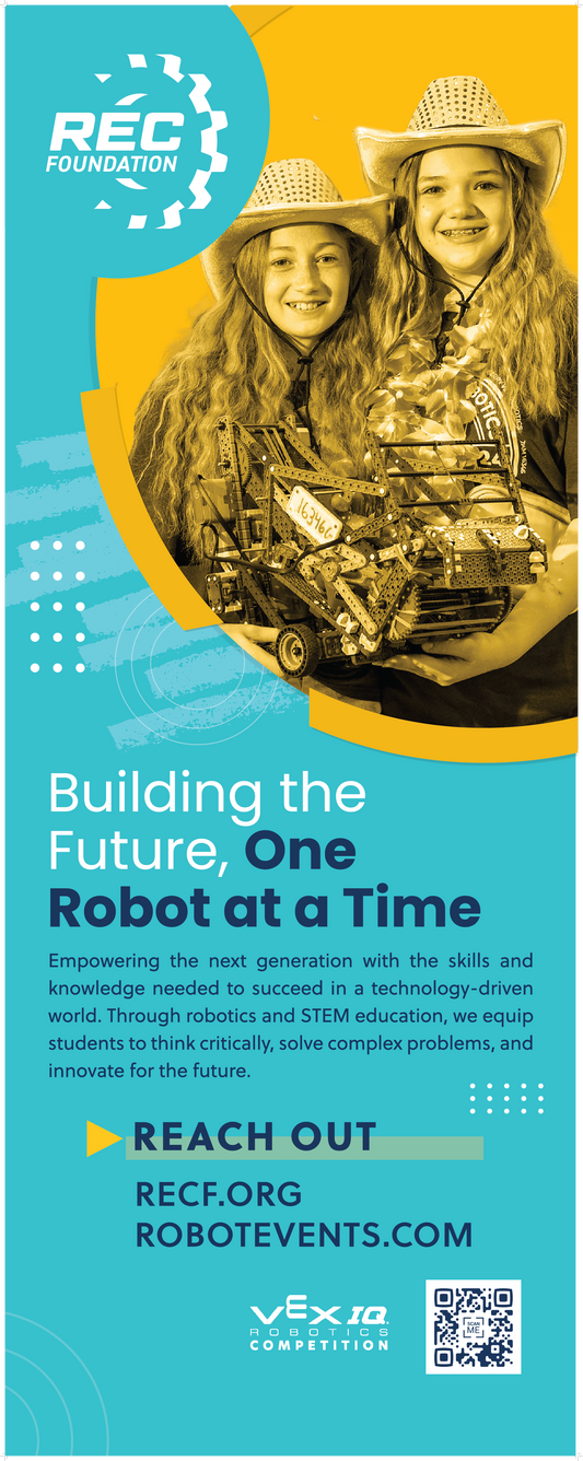 RECF - Building the Future - Retractable Banner Stand