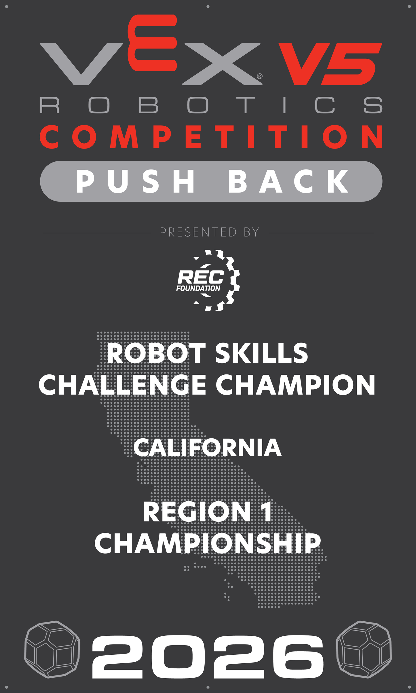 VEX V5 - Robot Skills Challenge Champion