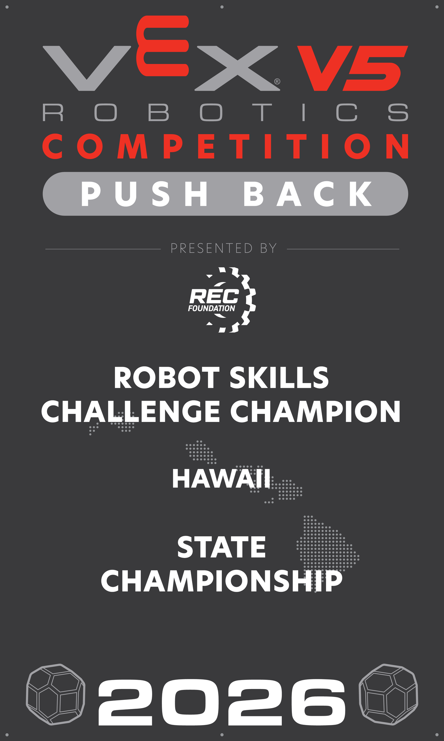 VEX V5 - Robot Skills Challenge Champion