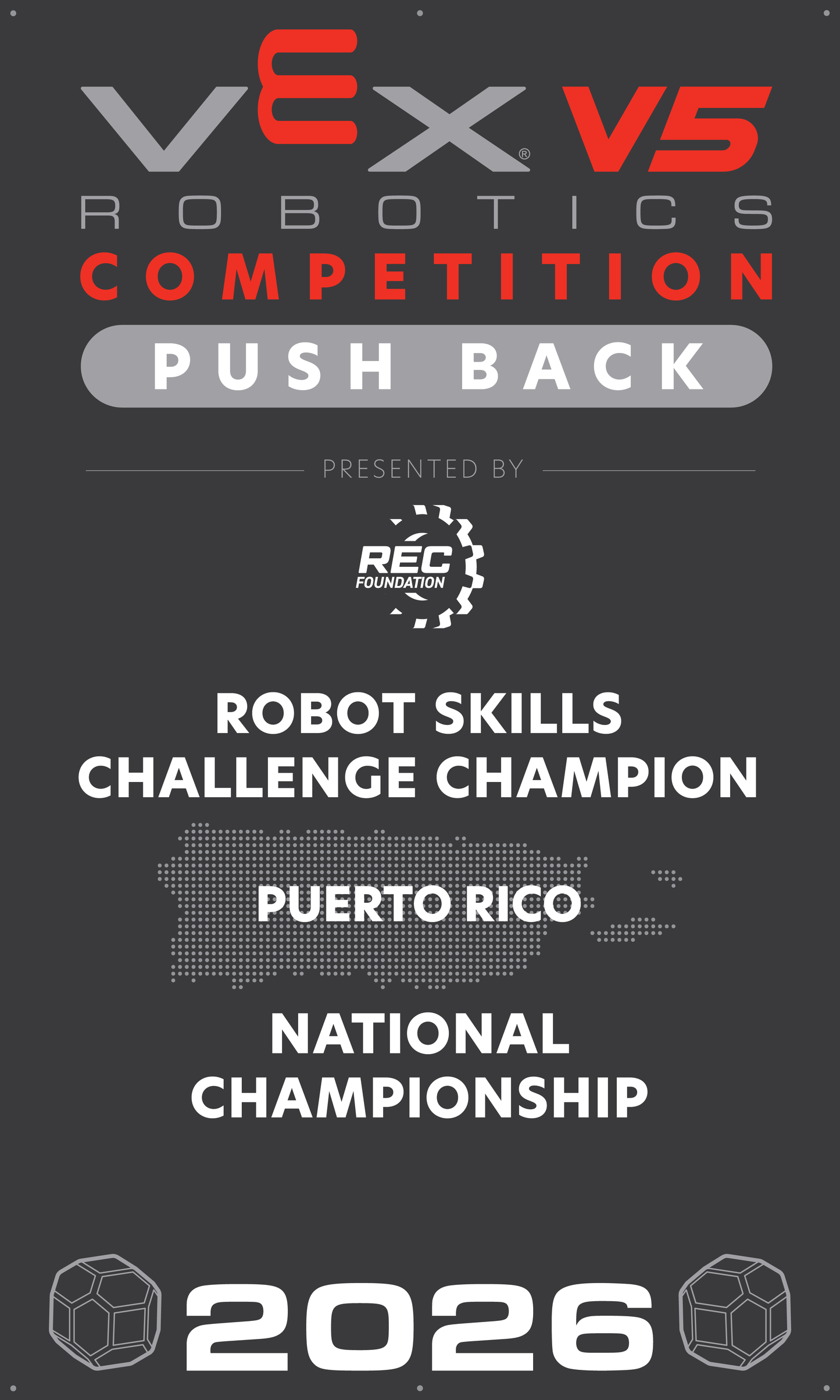 VEX V5 - Robot Skills Challenge Champion