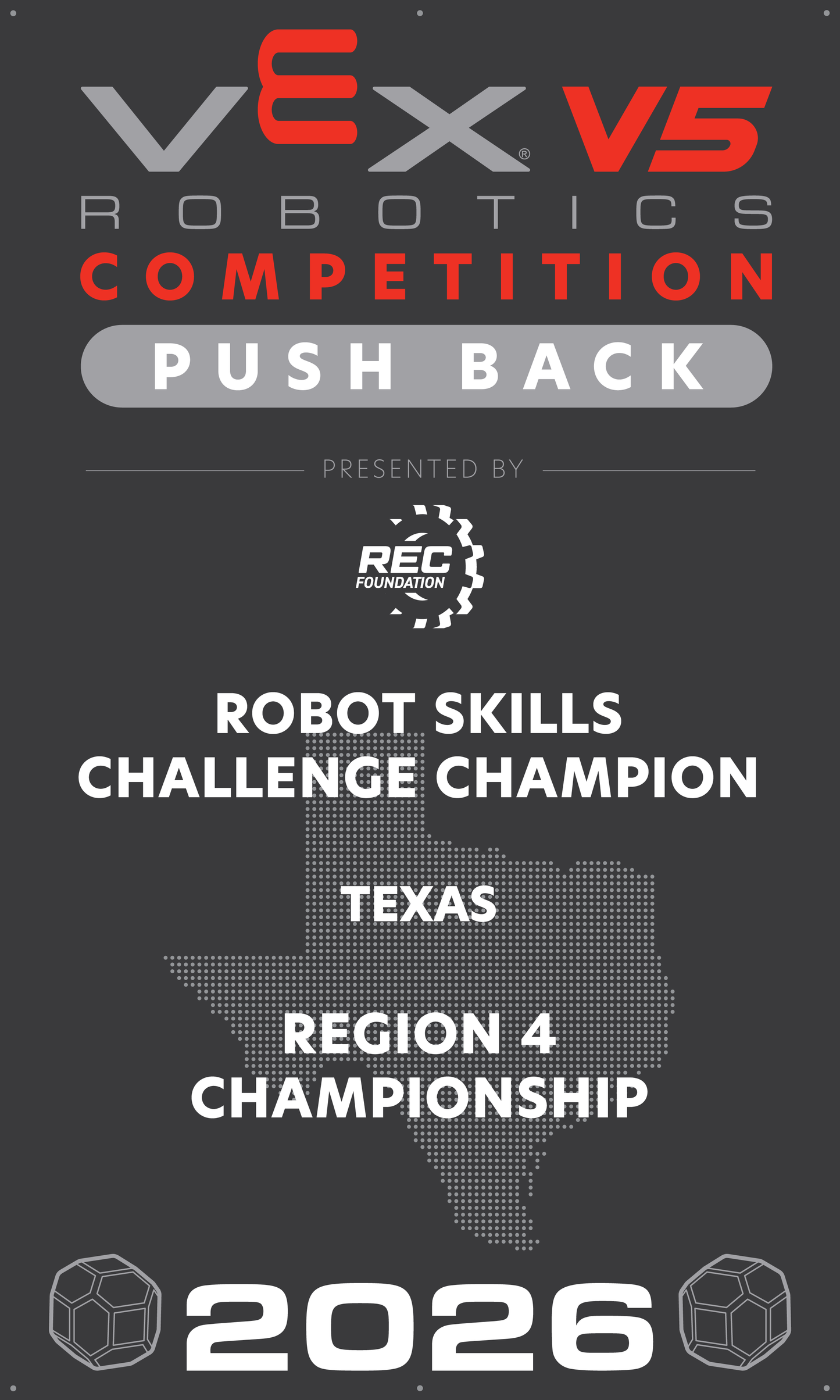 VEX V5 - Robot Skills Challenge Champion