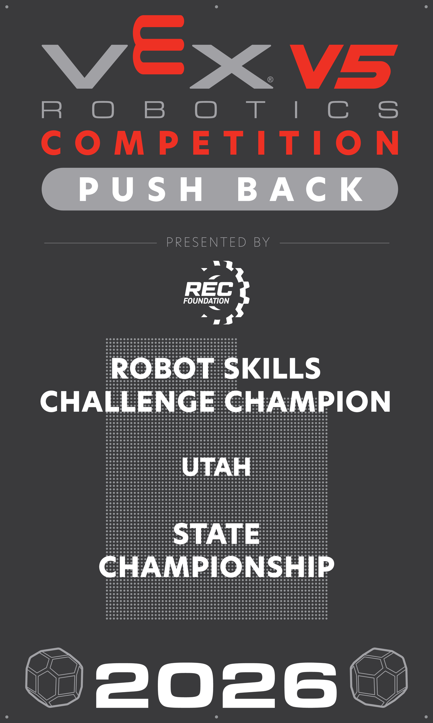 VEX V5 - Robot Skills Challenge Champion