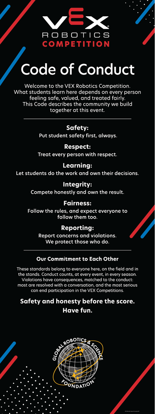 Code of Conduct - X-Style Banner Stand