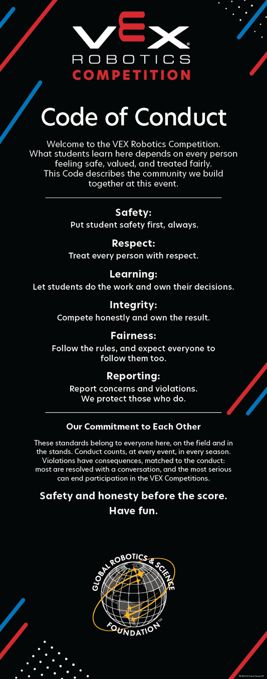 Code of Conduct - Retractable Banner Stand