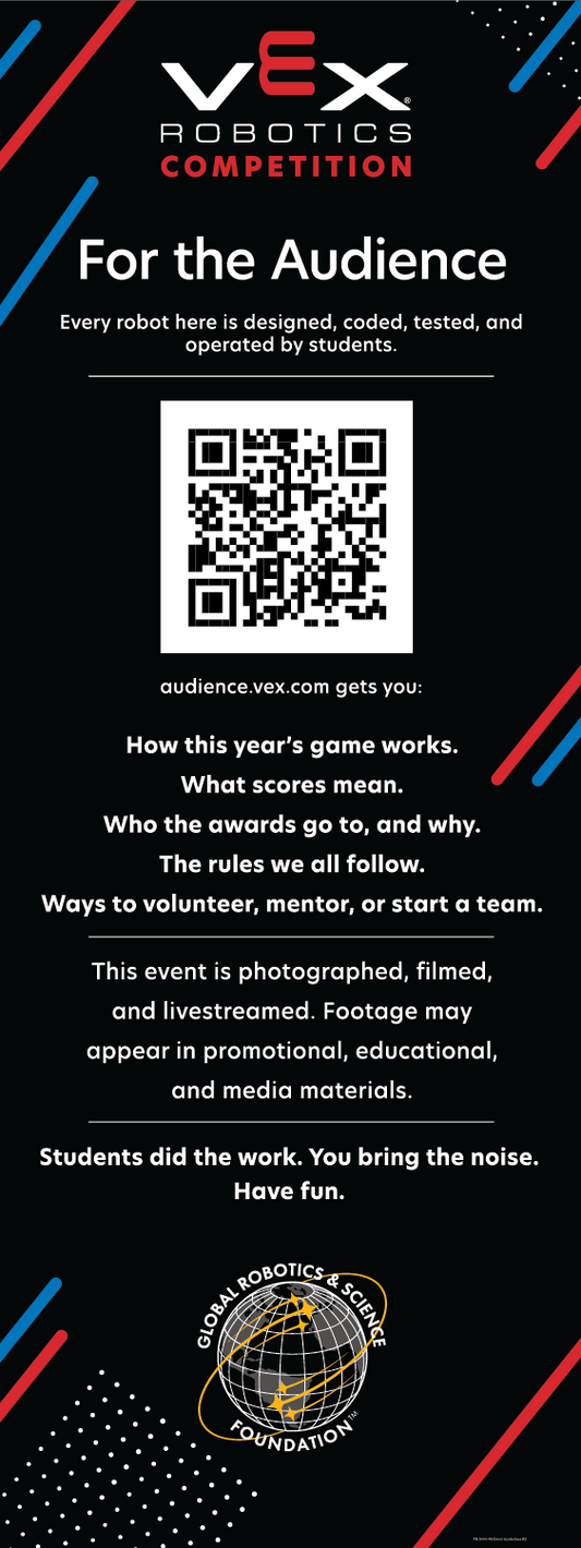 For the Audience - X-Style Banner Stand