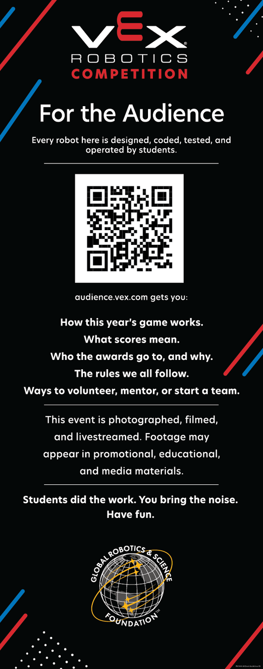 For the Audience - Retractable Banner Stand