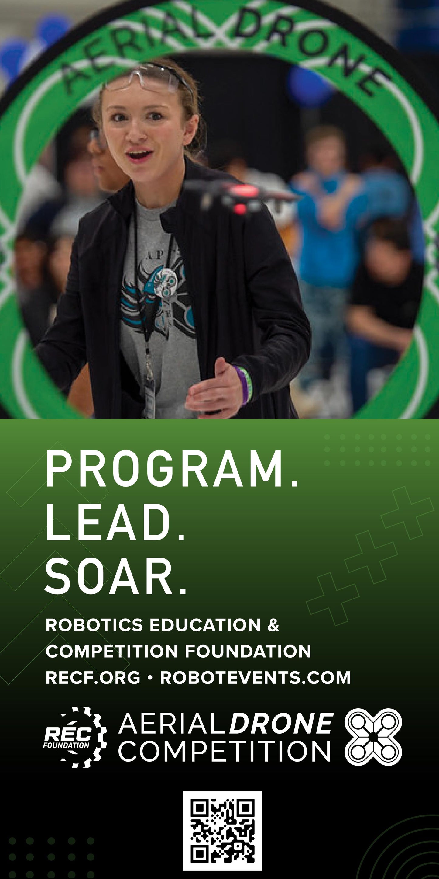 Aerial Drone Competition Program Lead Soar Banner (Grant)