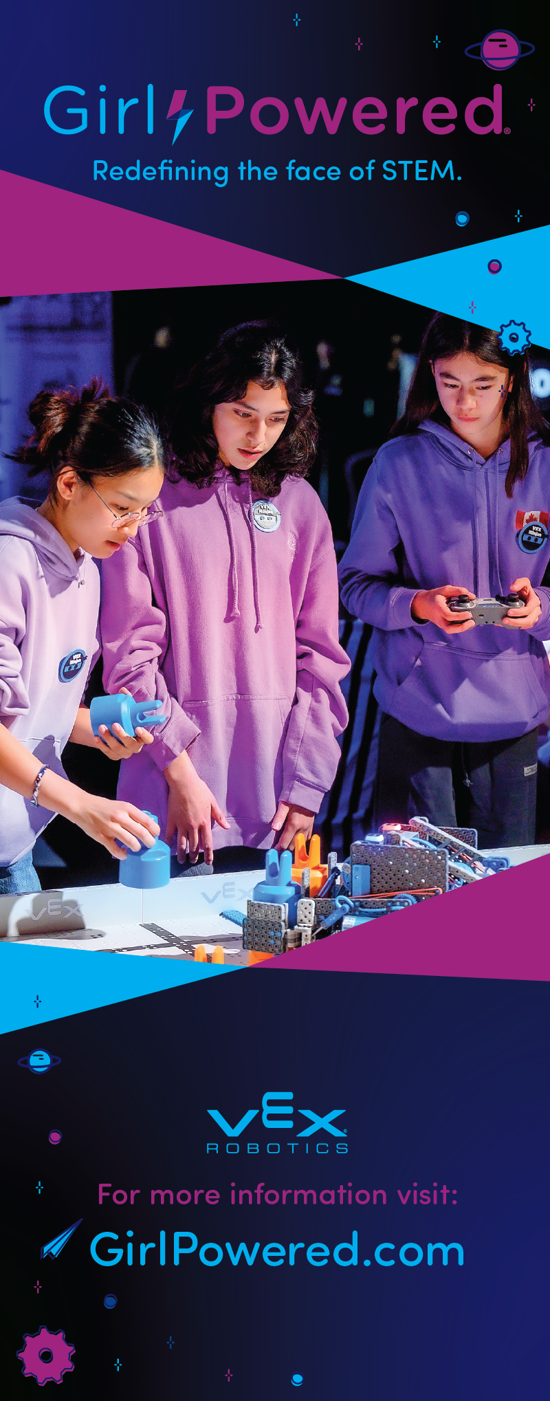 Girl Powered - Retractable Banner Stand