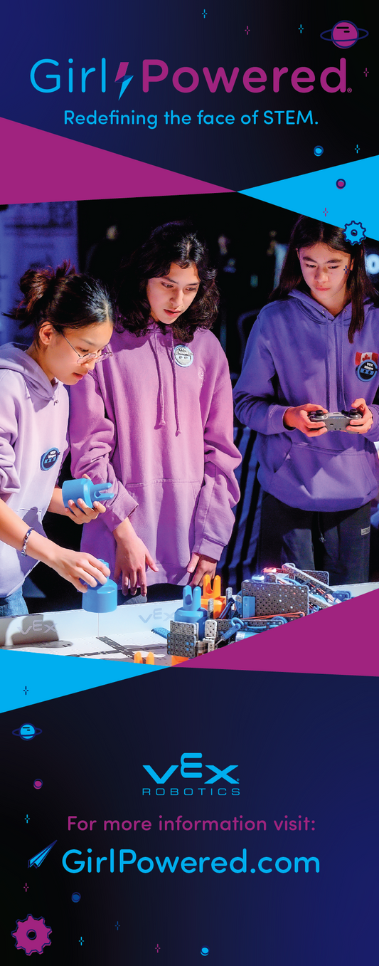 Girl Powered - Retractable Banner Stand
