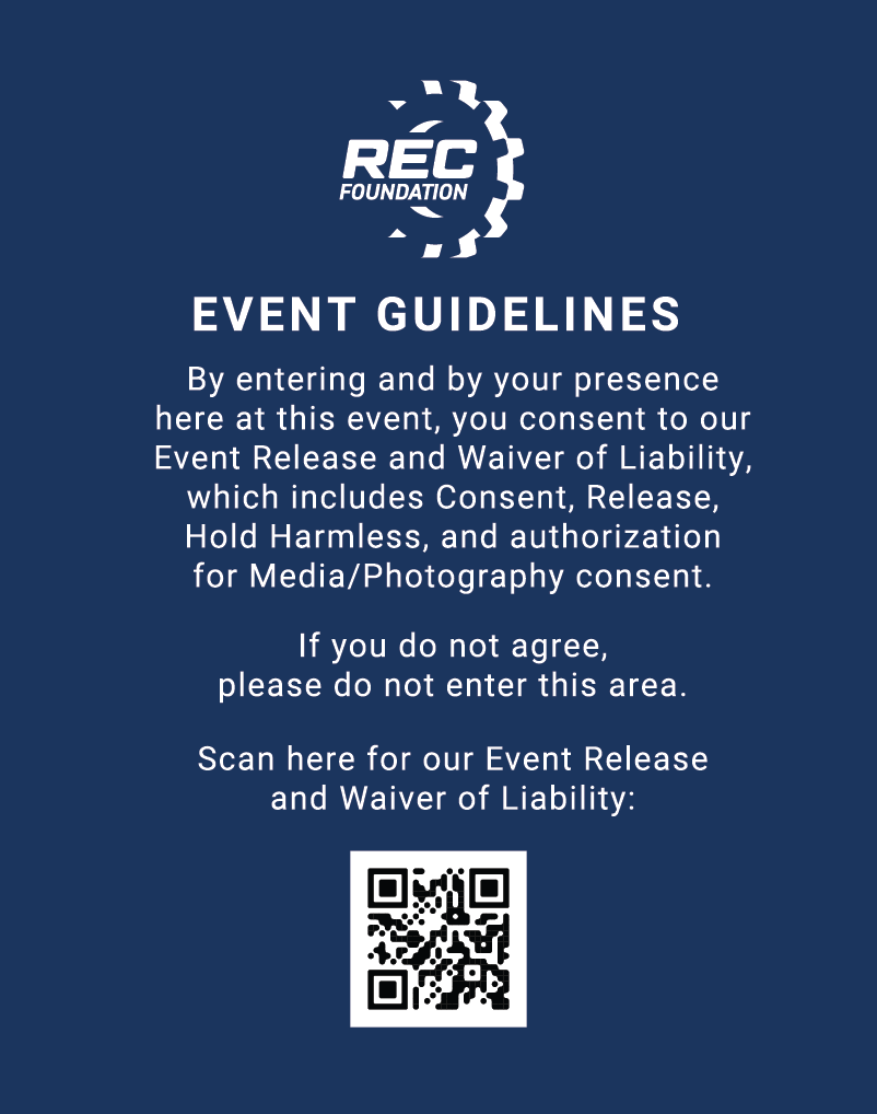 REC Foundation Event Guidelines Stand Insert (Grant)